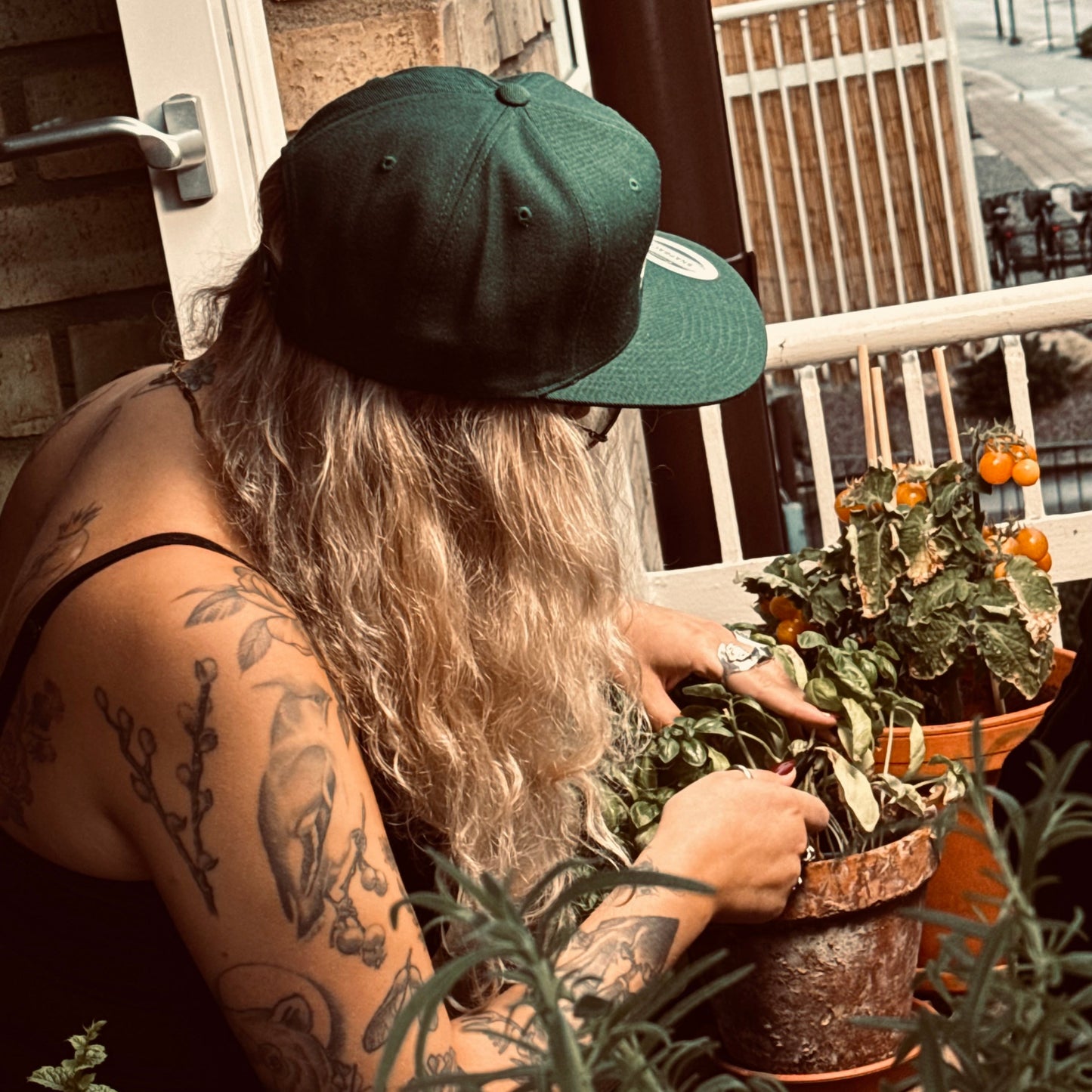 Keps Flexfit Classic Snapback - Grön