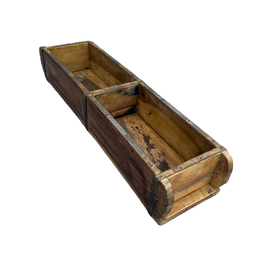 Double wooden box