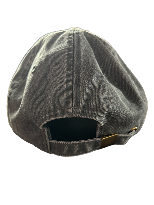 Keps Low Profile Svart Vintage