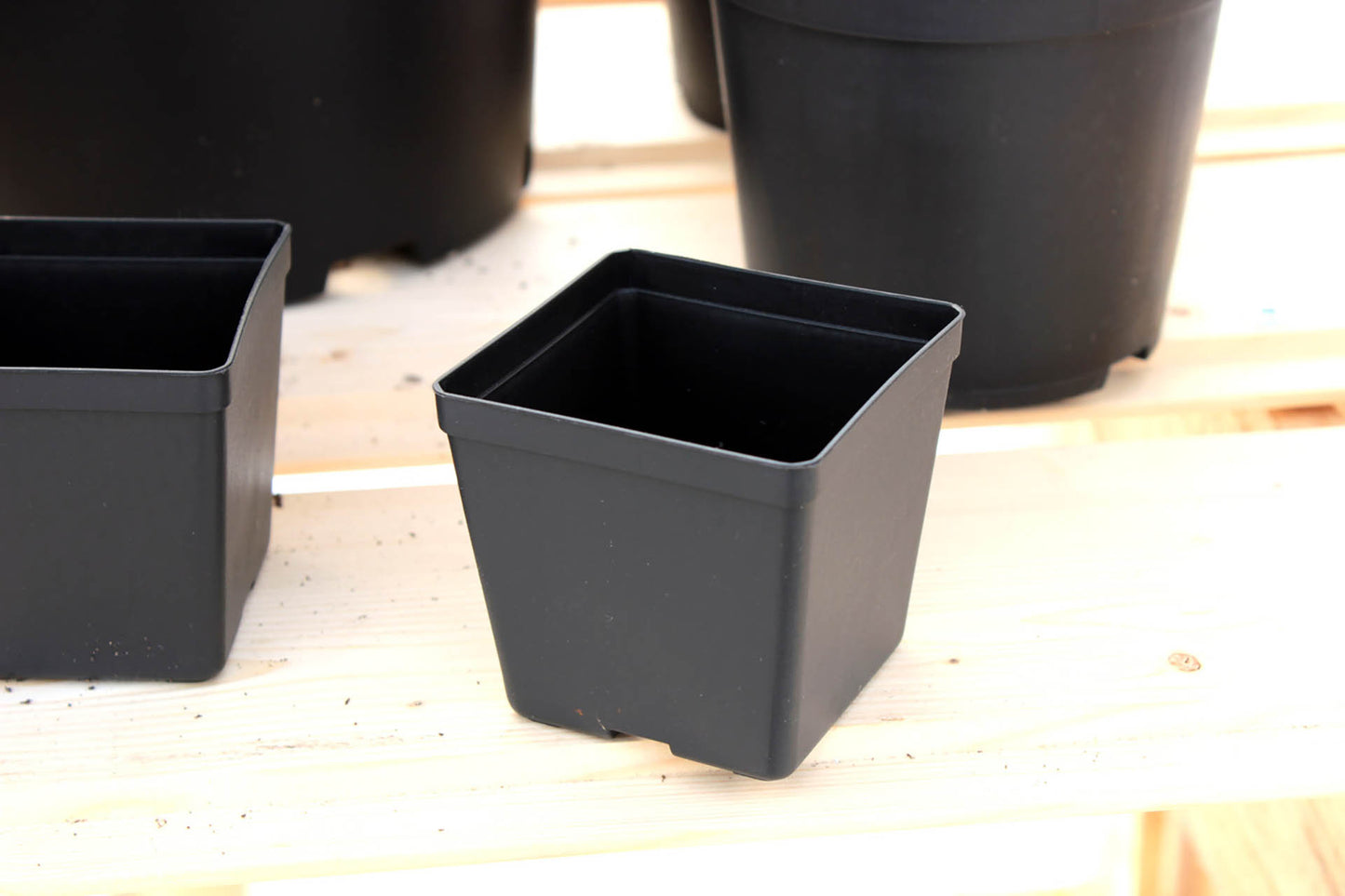 Kruka fyrkantig låg