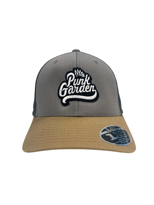 Keps Trucker 110 - Flexfit - beige/grå
