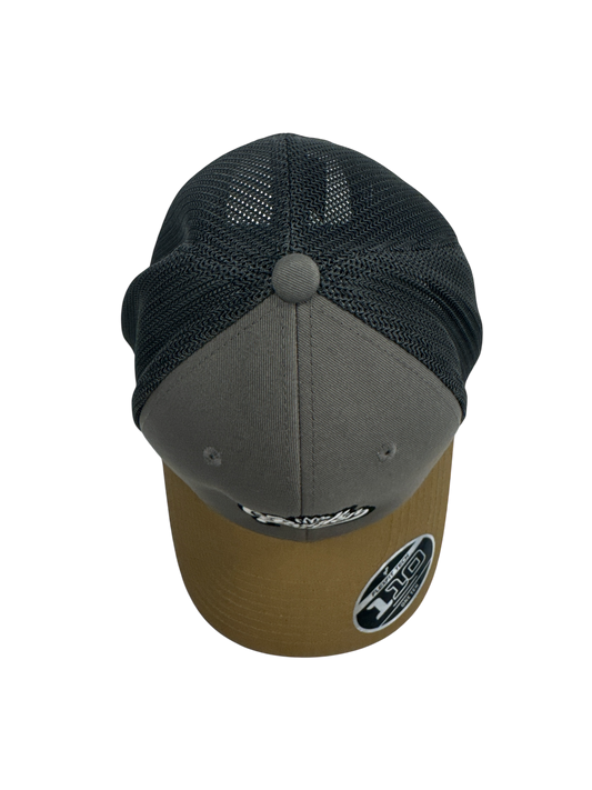 Keps Trucker 110 - Flexfit - beige/grå