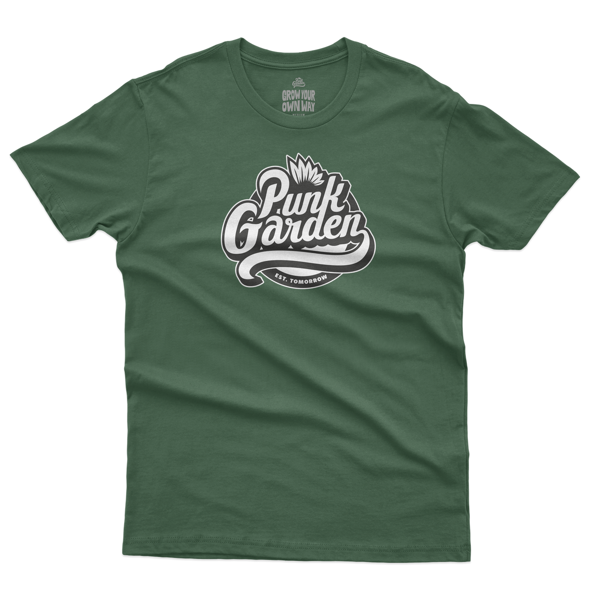 T-shirt regular fit grön
